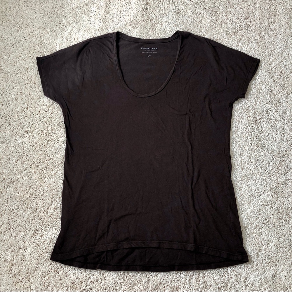 Everlane Supima Cotton U-Neck T-Shirt